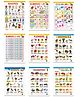 Early Learning Educational 12 Charts for kids Perfect for Preschool, Homeschooling and Nursery Student