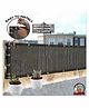 Hippo Balcony Net Desert Storm - Black