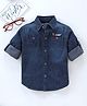 Gini & Jony Full Sleeves Denim Shirt - Dark Blue