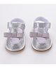 Babyoye Party Wear Sandals Style Booties - Silver