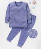 Bodycare Full Sleeves Thermal Set - Blue