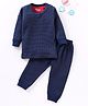 Bodycare Full Sleeves Thermal Set - Navy