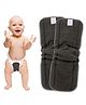 Bembika Cotton Bamboo Charcoal Nappy Inserts Pack of 2 - Grey