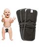Bembika Cotton Bamboo Charcoal Nappy Inserts Pack of 3 - Grey