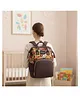 Bembika Multi Functional Waterproof Large Capacity Diaper Bags - Brown 