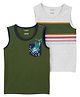 Carter's 2-Pack Cotton Tanks - Green