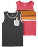 Carter's 2-Pack Cotton Tanks - Blue Multicolour
