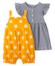 Carter's 2-Pack Romper & Dress Set - Yellow