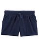 Carter's Pull-On French Terry Shorts - Blue
