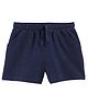 Carter's Pull-On French Terry Shorts - Blue