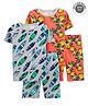 Carter's 4 Piece Surfboard Pineapple 100% Snug Fit Cotton PJs - Multicolor