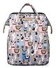 Abracadabra Printed Diaper Bag Llama Print - Multicolor