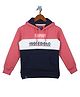 Monte Carlo Full Sleeves Incredible Print Hoodie - Navy Blue Onion Pink