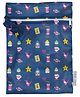 POLKA TOTS Waterproof & Reusable Wet Dry  Diaper Bag with Zipper for Travel Toiletries (30 x 40 CM Mix)