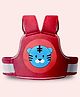 Polka Tots Two-Wheeler Motorcycle Child 4 Point Safety Harness Kids Carrier With Adjustable Seat Belt, Cushioning, & Breathable Mesh Material  Cat Red
