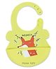 POLKA TOTS Waterproof Silicone Bibs with 6 Adjustable Snap Buttons for Feeding - Red Fox