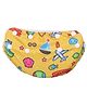 Polka Tots Reusable and Washable Baby Swim Diaper Costume With Size Adjustable Travel Design for 12 to 24 Months Kids - Yellow