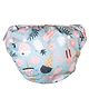 Polka Tots Reusable and Washable Baby Swim Diaper Costume With Size Adjustable Candy Design for 12 to 24 Months Kids - Grey