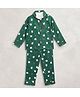 Cherry Crumble By Nitt Hyman Full Sleeves Snowman Printed Night Suit - Green