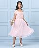 Mark & Mia Short Sleeves Knee Length Frock - Pink