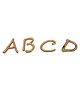The Engraved Store Wooden 3 mm Pine MDF Board Numbers with Musical instruments Design Pack of 10 - Brown