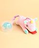 Pacifiers With Cover & Unicorn Clip - Pink