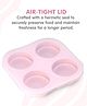 Food Multiportion Storage Tray - Pink