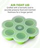 Food Multiportion Storage Tray - Green