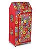  Lovely Almirah With Hello Kitty Print - Red 