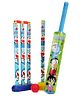 Doraemon 4 Wicket Cricket Set - Green