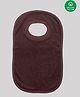 Nino Bambino 100% Organic Cotton Solid Bib - Maroon