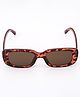 Babyhug Leopard Print Sunglasses - Orange