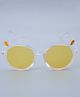 Babyhug Round Shaped Sunglasses Free Size - Yellow