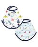 The Mom Store Tour To The Space & City Drive  Feeding Bib Pack of 2 - Multicolor