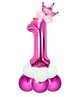 Shopperskart Princess 1 Number Foil Balloons Multicolor - Pack of 13