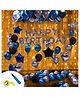 Shopperskart Happy Birthday Decoration Combo Silver - Pack Of 102