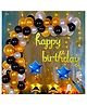 Shopperskart Happy Birthday Decoration Combo Multicolor - Pack of 86