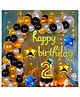 Shopperskart Second Happy Birthday Decoration Combo Multicolor - Pack of 87
