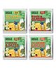 Tots & Moms Organic Baby Food Mixes - Nutritious 6-18m Combo Trial, Ragi Almond & Choco Dates, No Additives - 4x50g