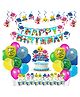 Party Propz Baby Shark Theme Birthday Decoration Kit - Pack of 45