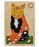 Ekoplay Puccini Gato Wooden Board Puzzle Multicolour - 9 Pieces