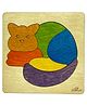 Ekoplay Meow Meow Cat Wooden Board Puzzle Multicolour - 6 Pieces