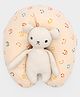 Mi Arcus 100% Cotton Head Support Baby Pillow   Printed Beige Suitable for Ages 0 -24 Months