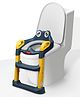 LuvLap Trainer Potty Seat with Ladder, Fits Standard Toilets, Potty Training for Boys & Girls 1+ Years, Safe & Easy Use, Yellow & Blue