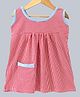 Kadam Baby Striped Sleeveless Dress - Red