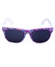 Spiky Wayfarer 100% UV Protection Sunglasses - Purple 