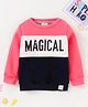 Ollypop Full Sleeves Sweatshirts Magical Print - Rose Pink