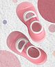 Yellow Bee Kids Solid Anti-Skid Rubber Sock Shoes - Pink