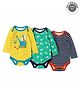 Lily and Jack Full Sleeves Printed Onesies Pack of 3 - Multlicolor
