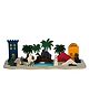The Funny Mind The Oasis 3D Story Board Educational Toy 22 Pieces - Multicolor